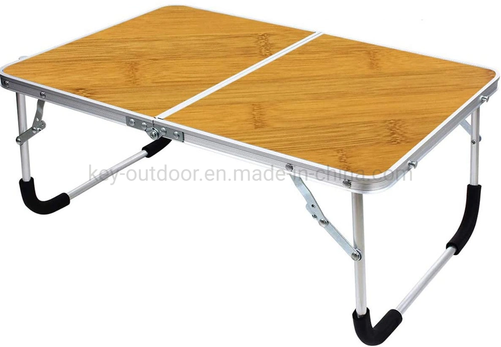 Small Aluminum Custom Logo Table Outdoor Portable Picnic Table Camping Folding Desk Table