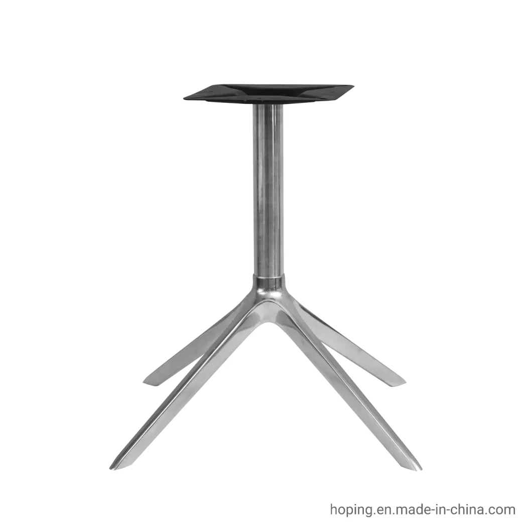 Dining Tea Coffee Table Base Aluminum Alloy Folding Training Conference Table Furniture Leg 7 Inch