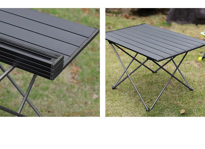 Spot Outdoor Aluminum Alloy Quick Group Folding Table Camping Picnic Portable Folding Table Barbecue Table Stall Small Table