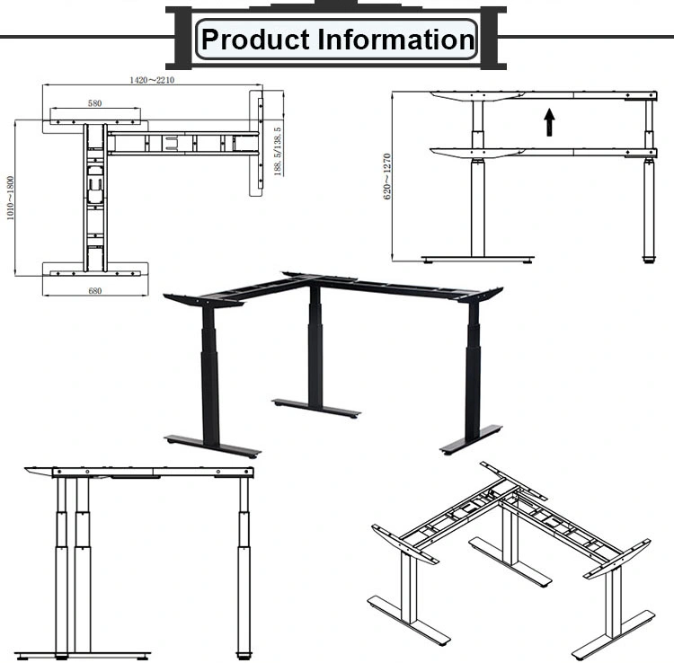 Laptop Desk Adjustable Portable Foldable Office Table