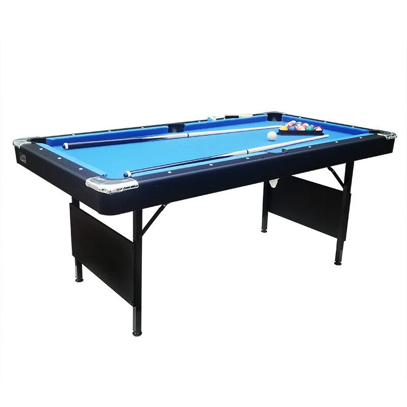 2024 Good Quality 6 Feet Portable Folding Legs Billiard Pool Table with Standard Accessories