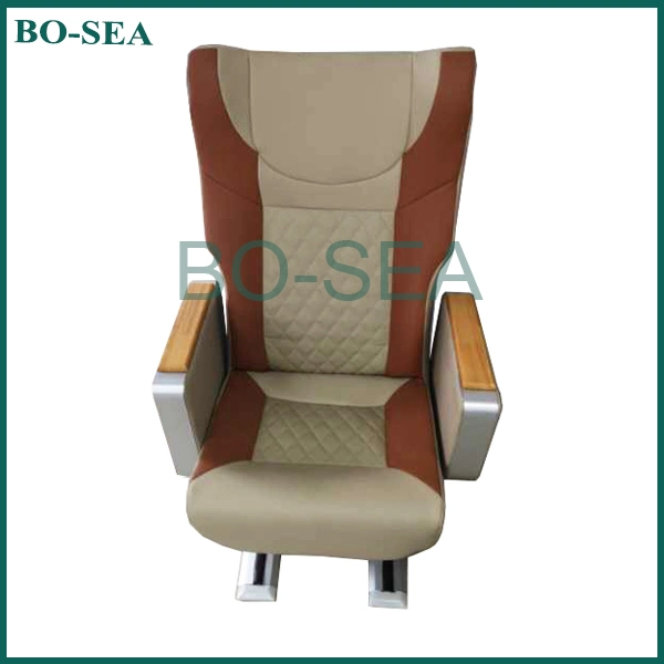 High Quality Microfiber Leather Boat VIP Chair with Leg-Rest and Foldable Table