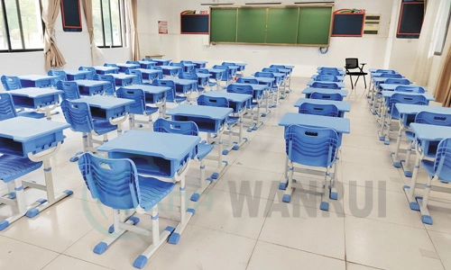 High Quality Plastic Foldable Chair Children Classroom Seat Single Study Table Chair