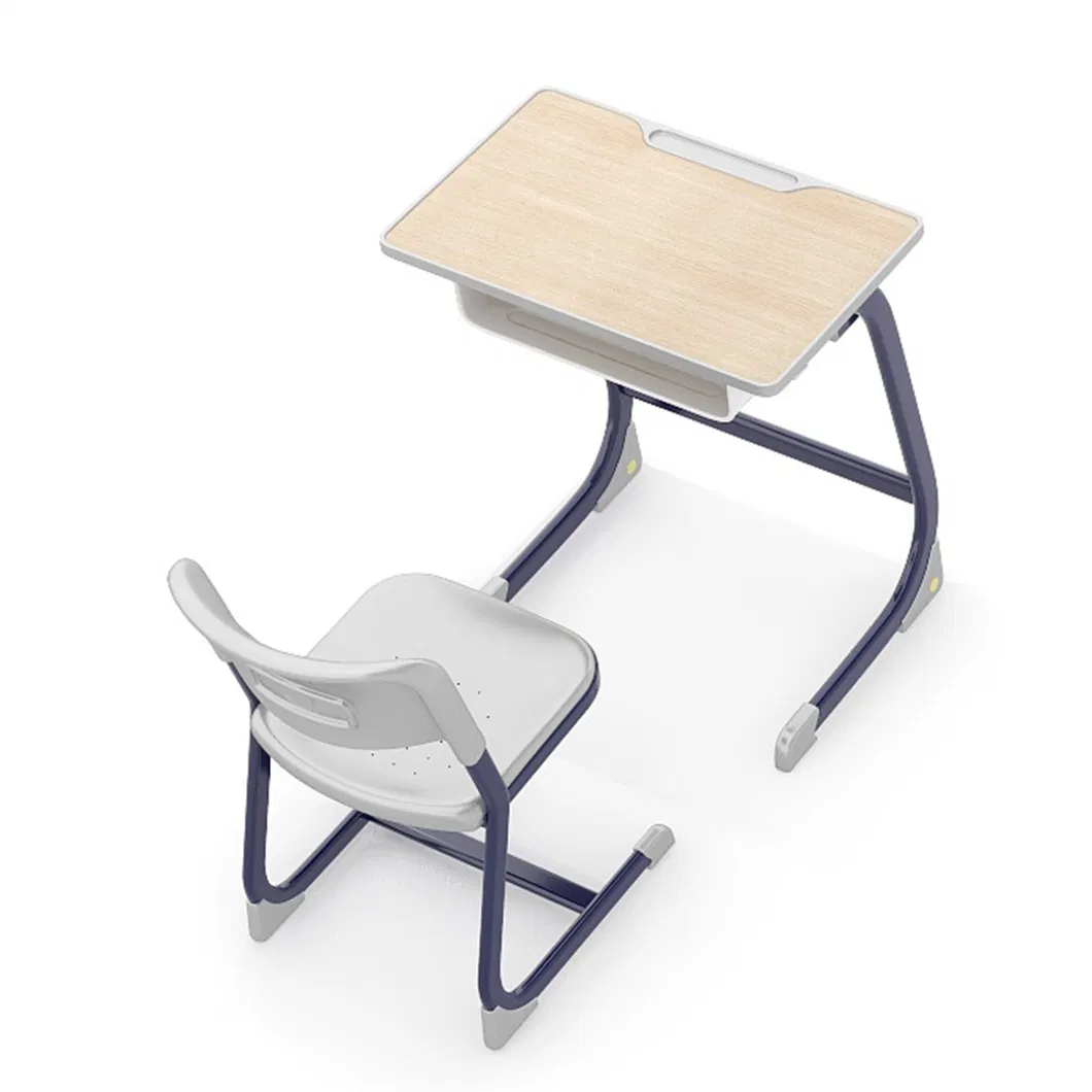 High Quality Plastic Foldable Chair Children Classroom Seat Single Study Table Chair