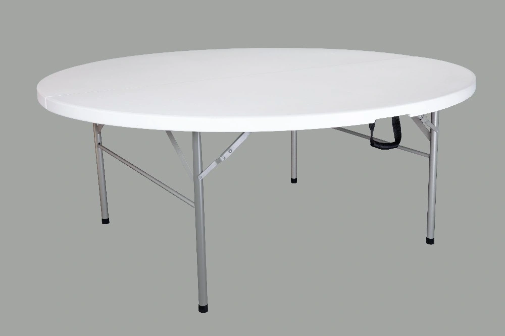 White 4FT/5FT/6FT Round Folding Round Table for Outdoor Events HDPE Table