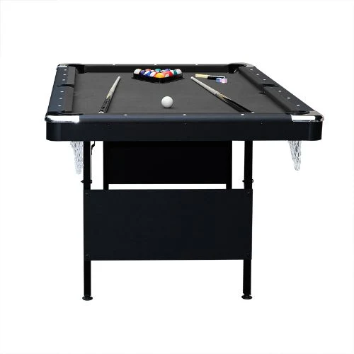6FT Bg25 Folding Leg Billiard Pool Game Table with Black Table Cloth