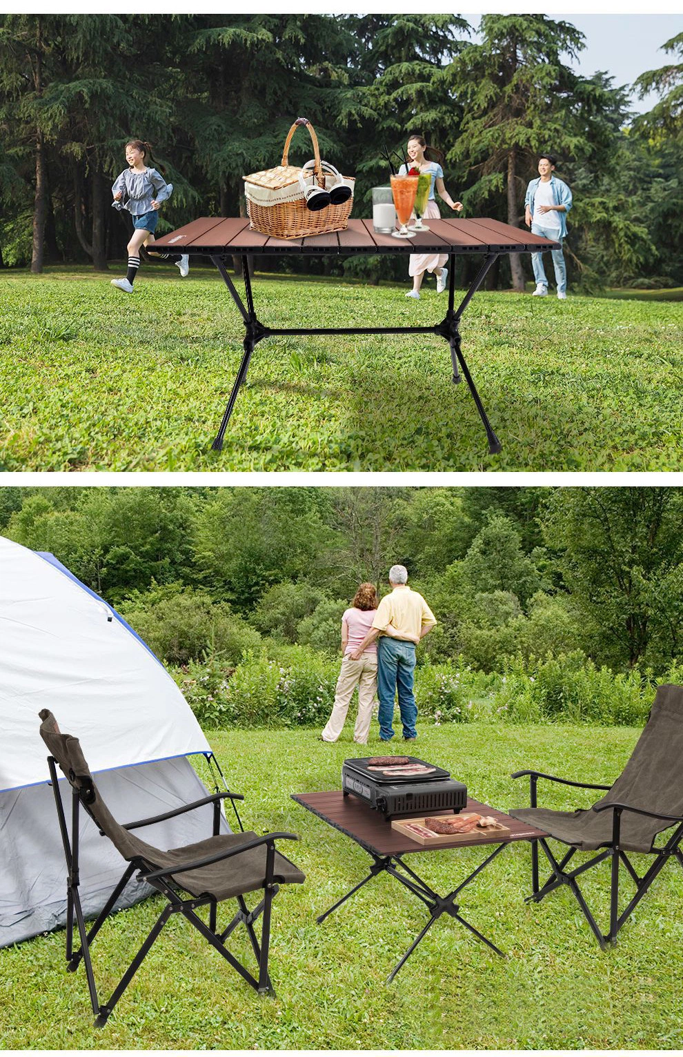 Aluminum Alloy Multiple Models Tourism Mesa De Camping Outdoor BBQ Picnic Portable Foldable Folding Fishing Camping Table