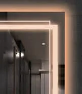 Wall Home Decoration Cosmetic Smart Vanity Illuminated Bathroom LED Mirror