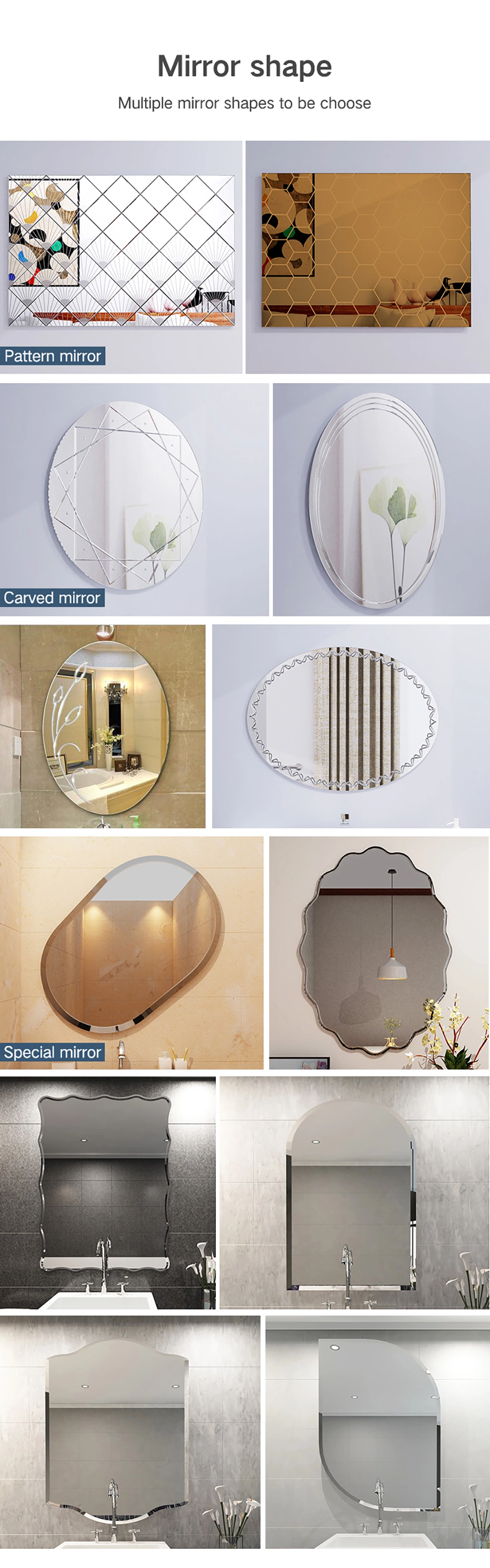 Best Selling Product New Large Gold Round Shape Aluminum Alloy Frame Decorative Wall Mirrors
