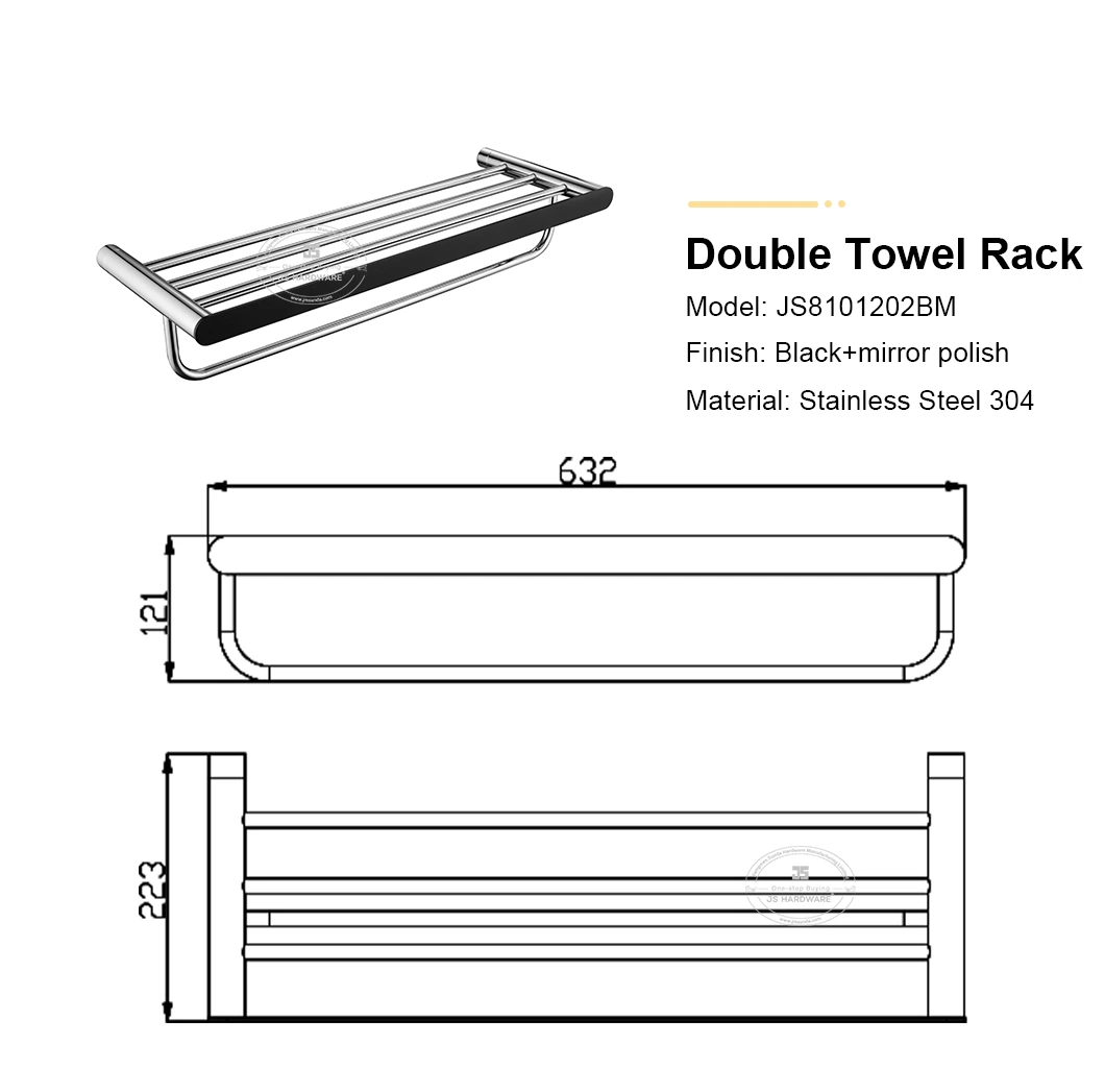 Factory Towel Rack Holder Bathroom Accessories Rails Bathroom Towel Shelves