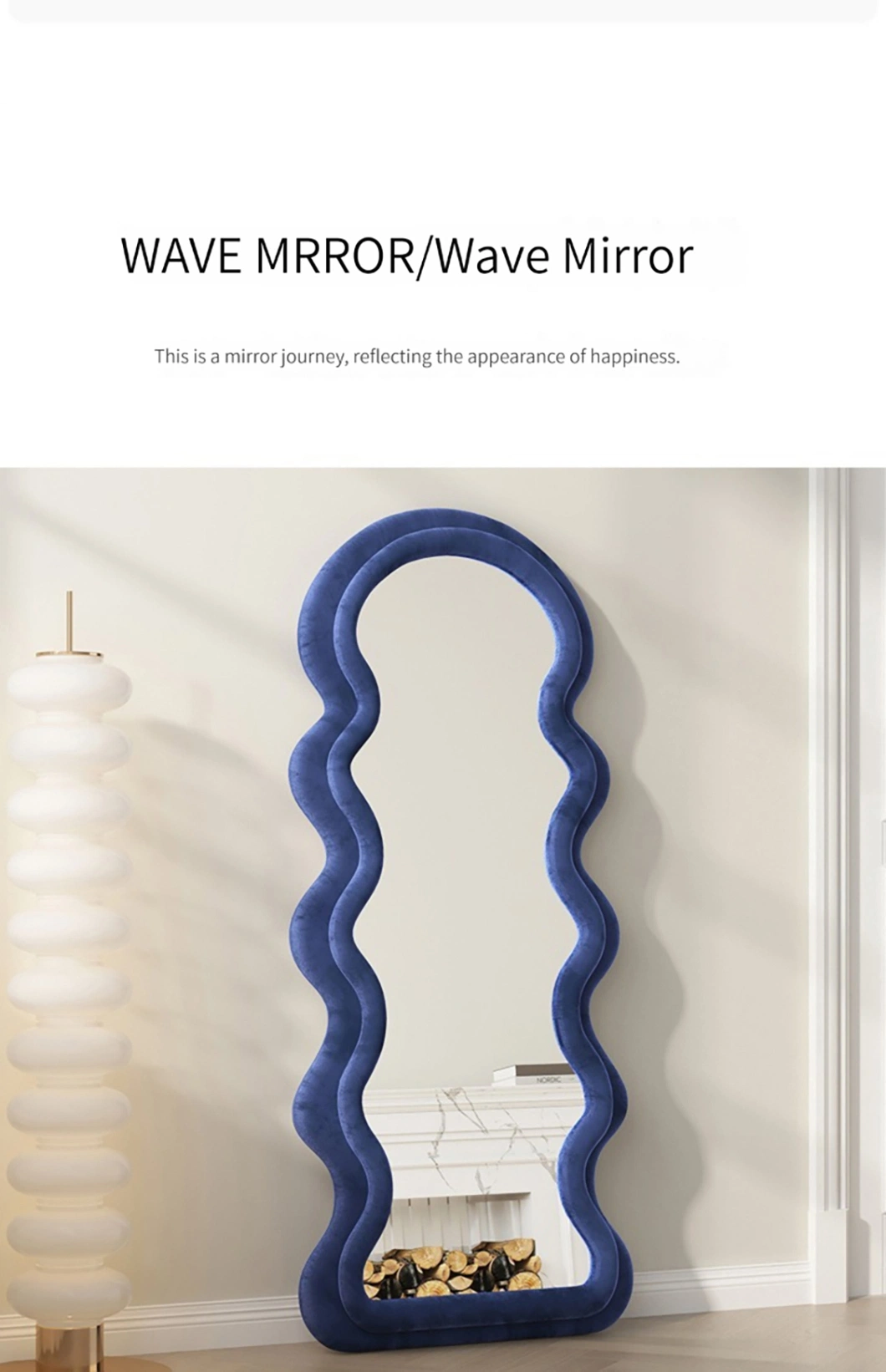 Manufacturers Best Selling Simple Fashion Arch Design Room Wall Full Length Floor Mirror