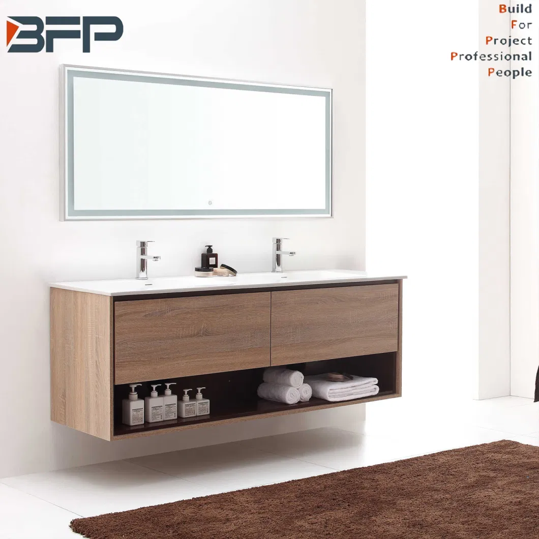 Customize Modern Simple Cost-Effictive Wall Hang Bathroom Furniture Vanity Cabinet