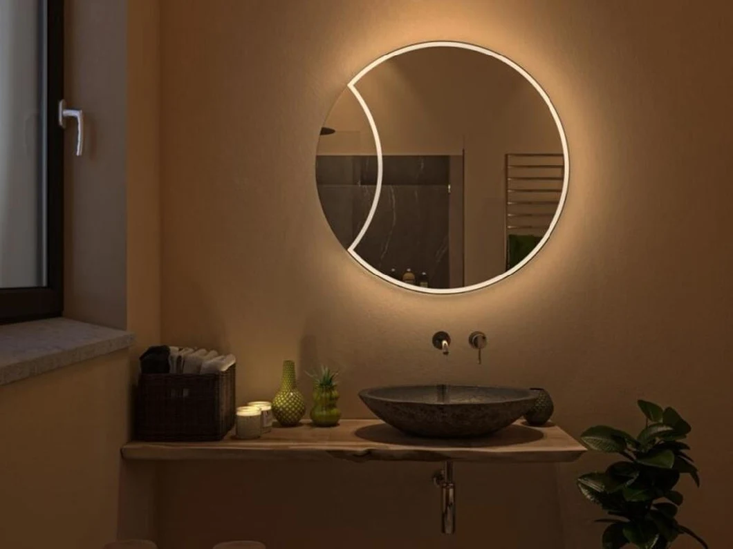 LED Light up Decorative Mirror Wall Mounted Smart Bathroom Mirror