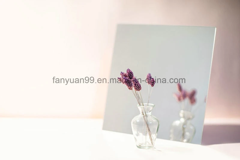 Factory Price Extra Clear Float Silver Aluminum Mirror Glass Sheet Double Coated 1.8mm 2mm 2.7mm 3mm 4mm 5mm 6mm