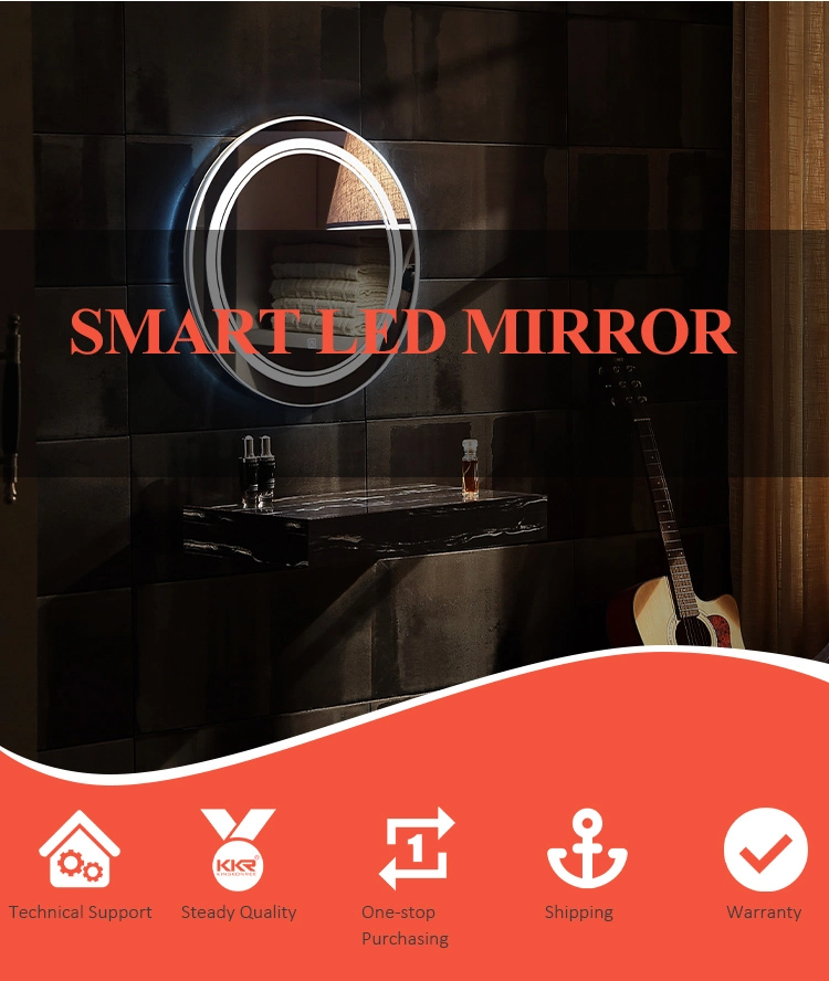 Bathroom Light up Beauty LED Mirror with Touch Screen