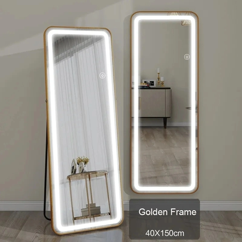 Full-Length Body LED Dressing Mirror with Lights Floor Standing Mirror