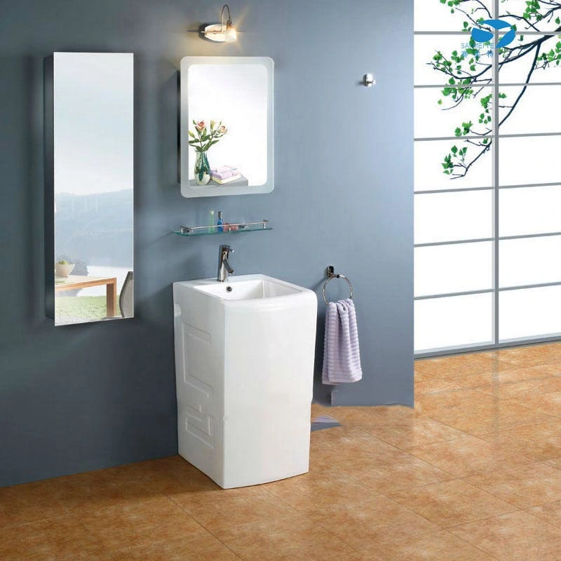 Stainless Steel Cabinets Single Door Tall Bathroom Medicine Mirror Cabinet Living Room Bathroom Vanities