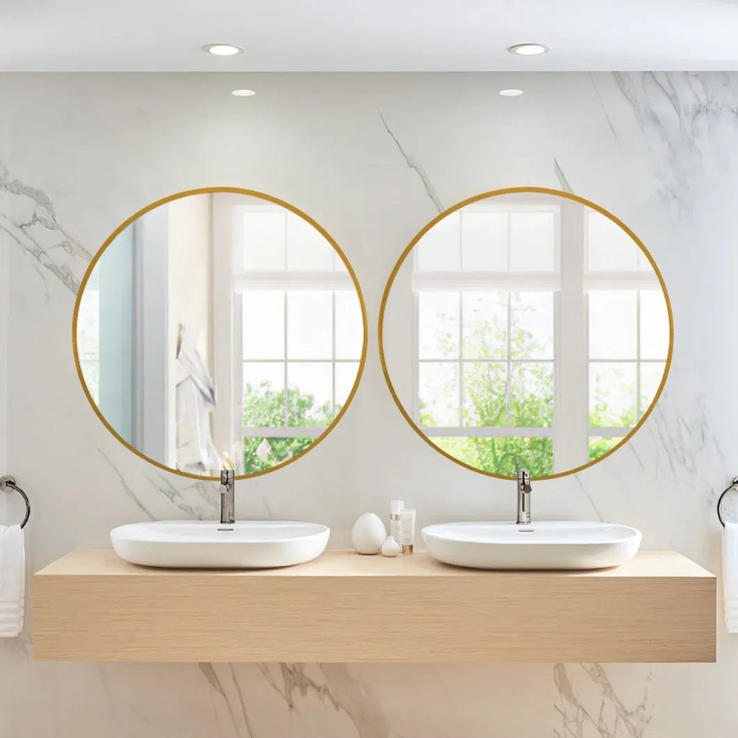 Luxury Design Wall Mounted Decorative Gold Large Wall Mirror