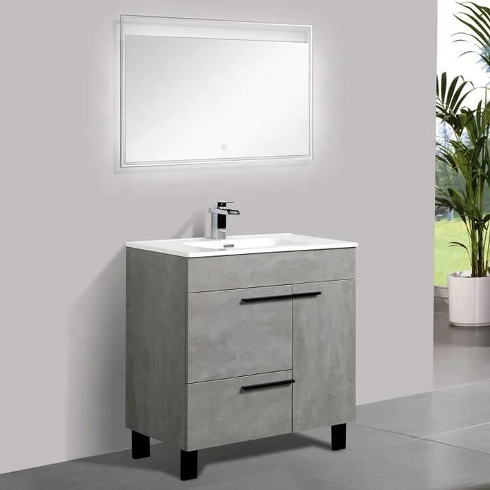 Good Price of New Product Floating Vanity Bathroom Vanity Cabinet LED Bathroom Mirror Cabinets with LED Light MDF Bathroom Cabinet