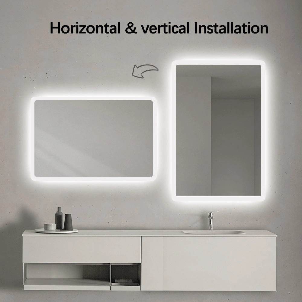 Modern Stylish Intelligent LED Illuminated Standing Tall Dressing Floor Mirror