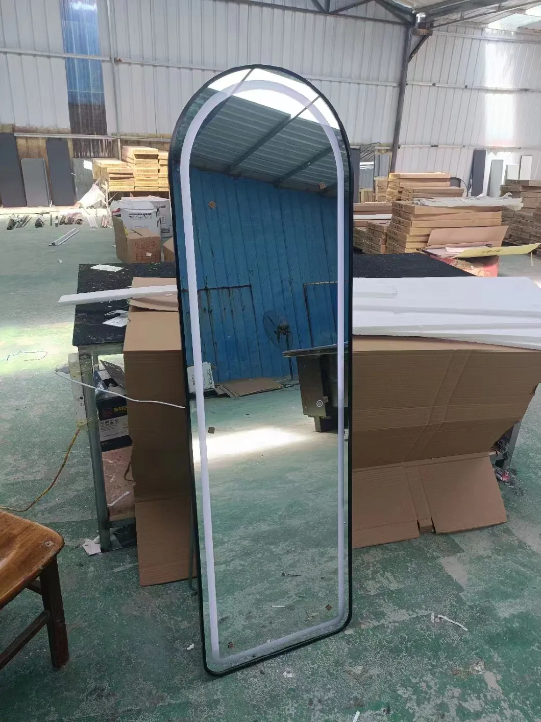 Full-Length Body LED Dressing Mirror with Lights Floor Standing Mirror