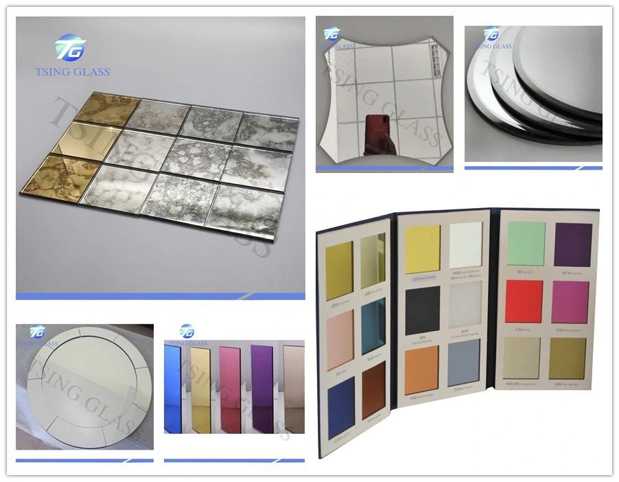 Aluminum/Silver/Antique/Safety/Bathroom Mirror Copper Lead Free / Solar / Decorative Mirror Car Mirror Side Mirror with ISO/CE/SGS Certificate