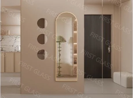 Environmentally Friendly and Safe Tempered Mirrors Certified by En1036-2: 2008 for Full-Length Mirrors