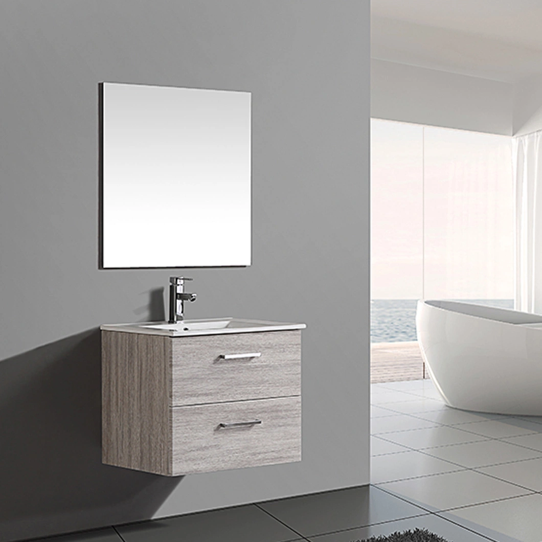 Cheap Wood MDF Style Bathroom Vanities Bathroom Cabinet with Mirror