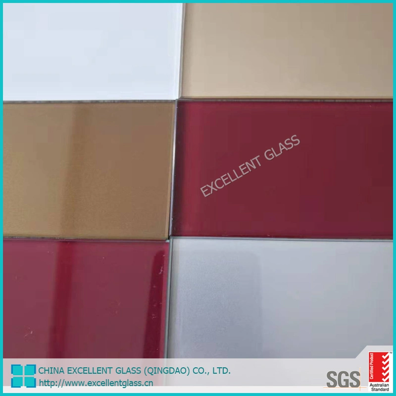 5mm Clear Painted Glass Decorative Glass with ISO 9001: 2015 Certification 4mm Copper Free Silver Mirror Exposy Paint Wall Mirror