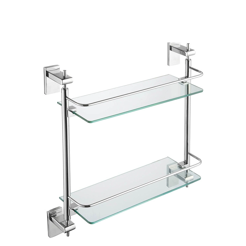 Bathroom Accessories Bathroom Simple Storage Rack Glass Mirror Storage Shelf