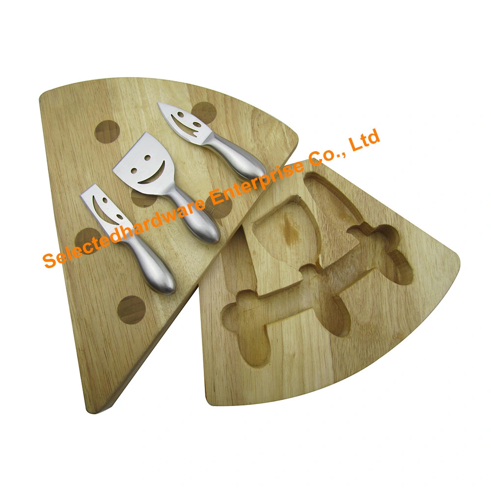 2PCS Hollow Handle Cheese Slicer Knife with Cutting Board