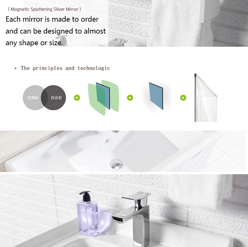 Bathroom Vanity Aluminium Alloy Wash Basin Bath Small Mirror Cabinet