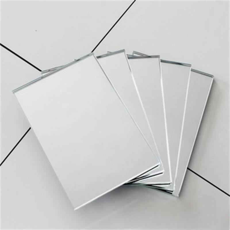 Cheap 3mm 4mm 5mm 6mm Coating Silver Square Float Mirrors Glass Sheet Luxury Modern Wall Accent Decoration Silver Full Mirror