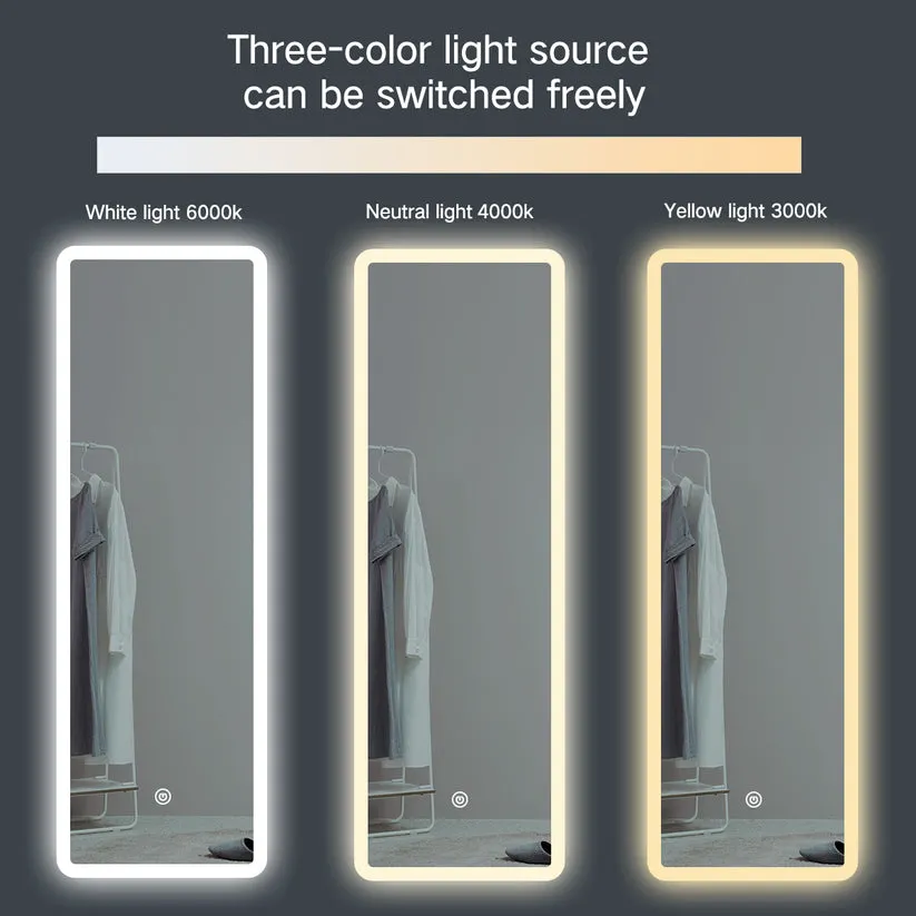 Wholesale Lighted Dressing Mirror Full Length Backlit Stand up Mirror with LED Lights