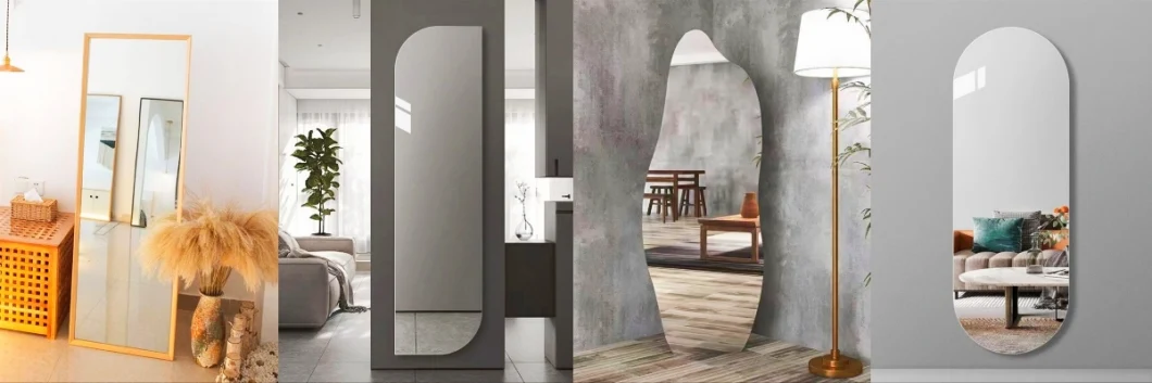 New Fashion Design Frameless Samrt Wholesale Home Decoration Oval Round Shape Aluminum Iron Wall LED Mirror/Home Decoration Mirror