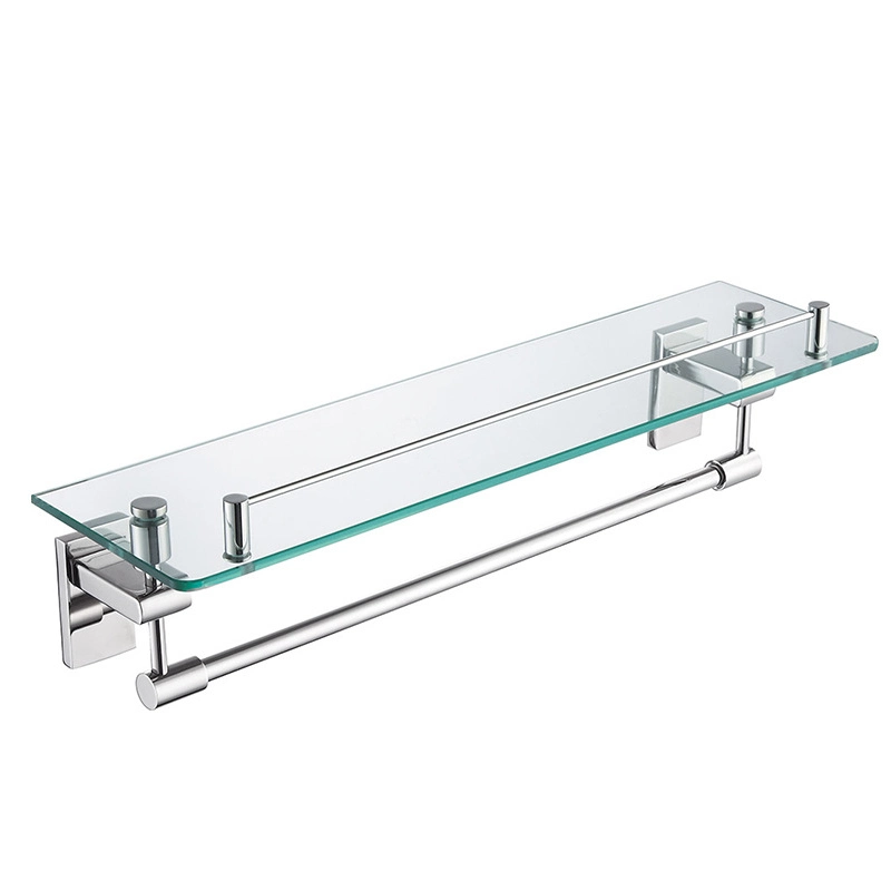 Bathroom Accessories Bathroom Simple Storage Rack Glass Mirror Storage Shelf