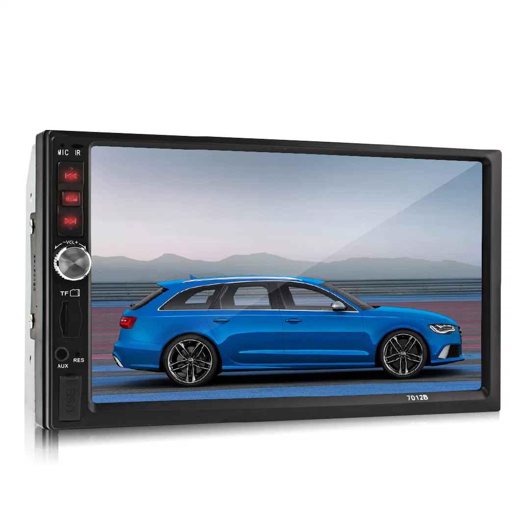 2 DIN 7 Inch HD Capacitive Touch Screen Bluetooth Car Stereo FM Radio MP5 Audio Player Support Mirror Link