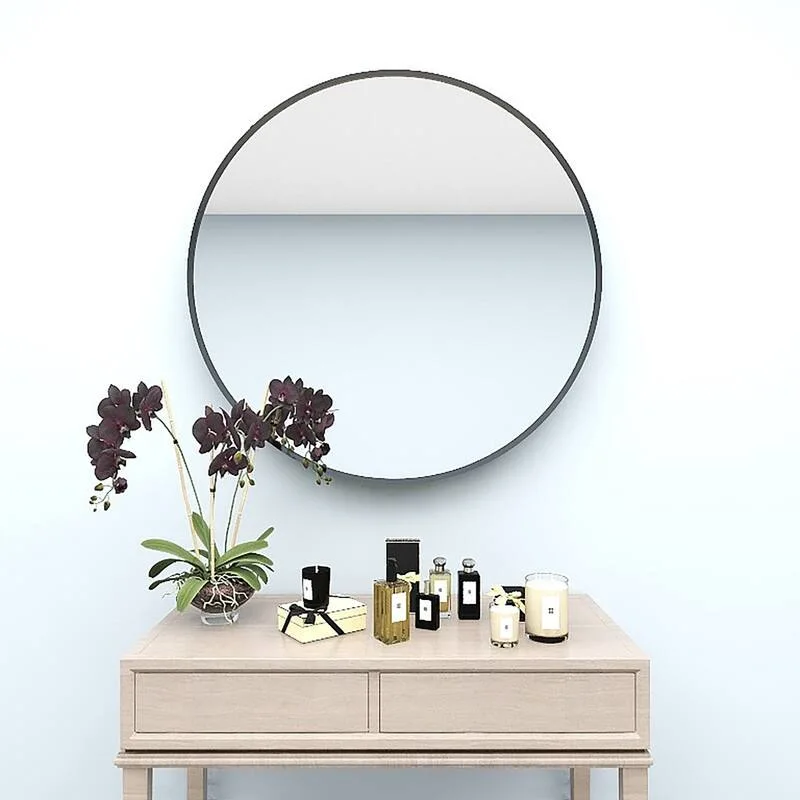 Octagon LED Lighted with Anti-Fog Wall Mounted Vanity Irregular Decorative Mirror