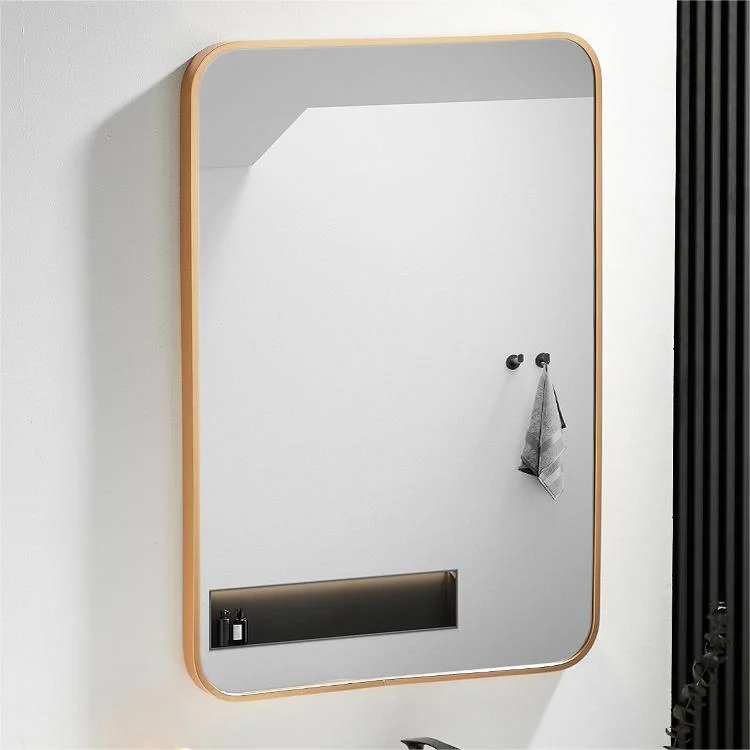 Wall Hanging/Floor Full Length/Body Black Gold Metal Frame Standing Dressing Mirror