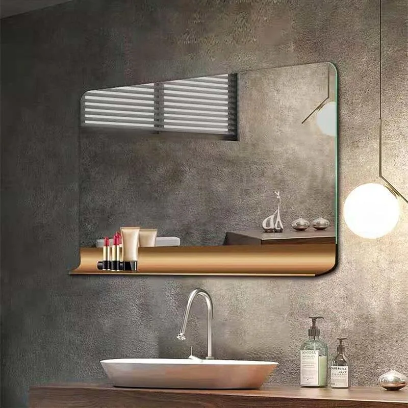 New Design Furniture Bathroom Wall Mirror with Metal Storage Frame for Home/Salon Decoration