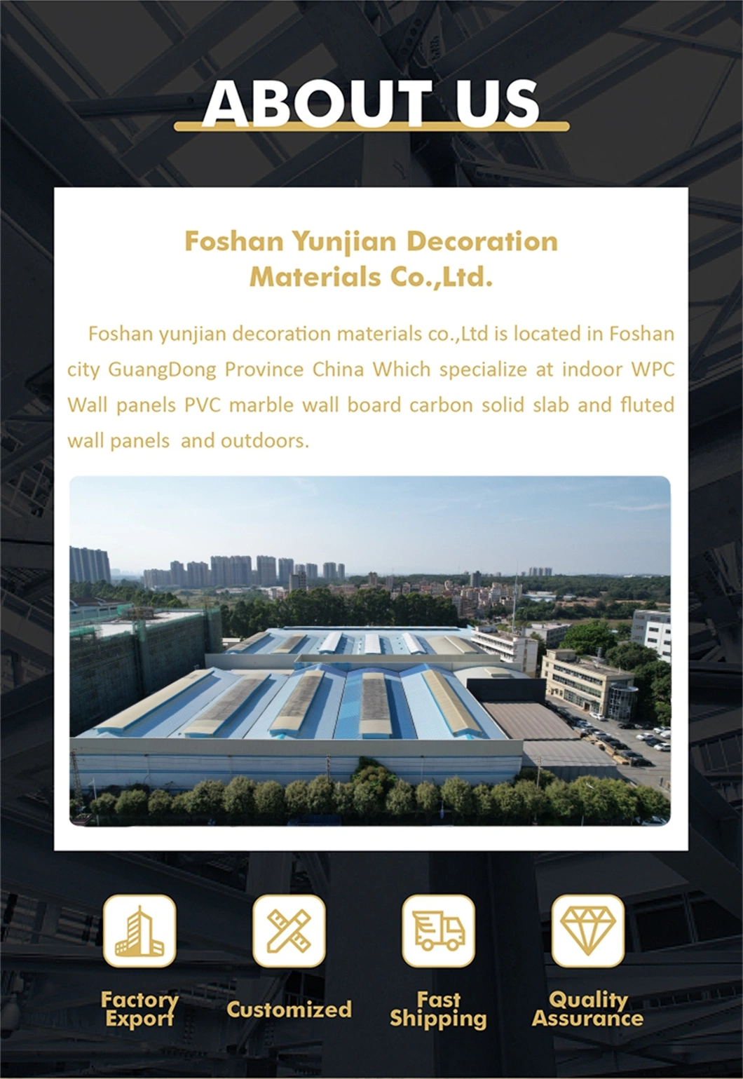 Carbon Crystal Salt Wood Fiber Mirror Solid Wall Panel UV/PVC Sheet