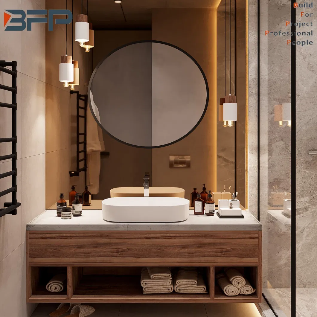 Customize Modern Simple Cost-Effictive Wall Hang Bathroom Furniture Vanity Cabinet