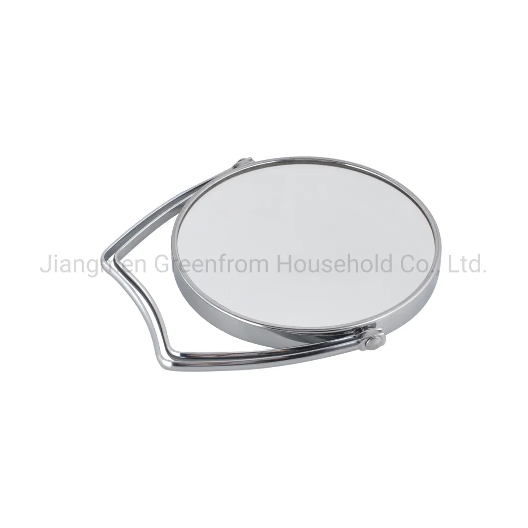 New Design Metal Table Mirror Small Foldable Mirror for Travel