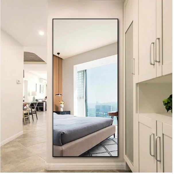 Full Length Wall Decor Vanity Bathroom Smart LED Dressing Floor Stand Mirror