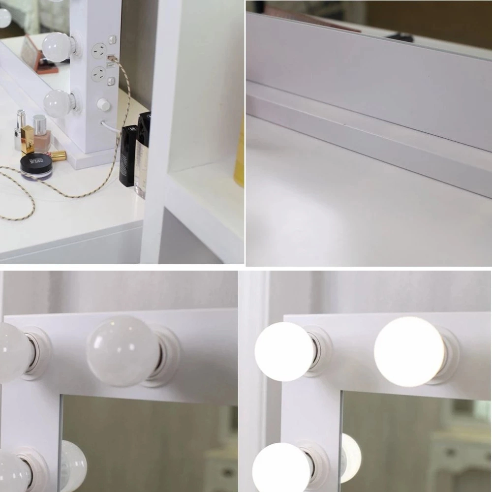 Good Price Light Bulbs for Barber Salon Bedroom Hollywood Vanity Beauty Makeup Cosmetic Table Mirror