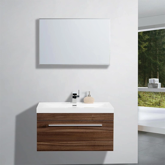 Prima Waterproof Space Bathroom Vanity Cabinet with LED Light Mirror Cabinet