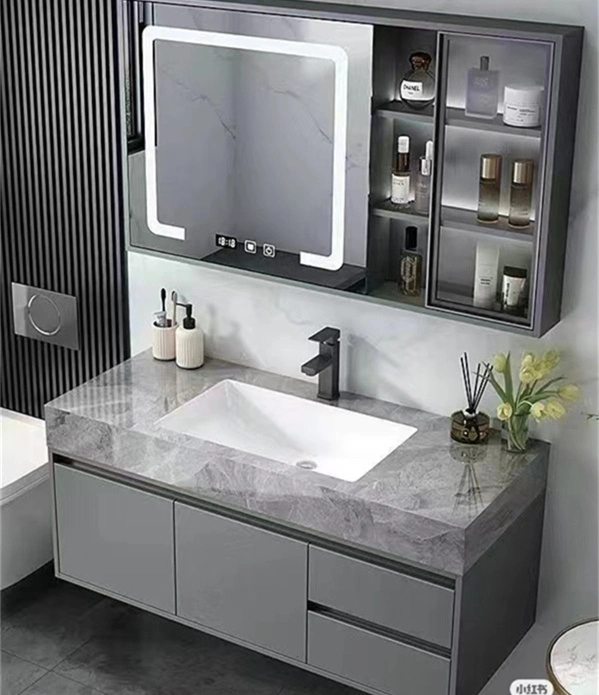 Customize Modern Style Simple Design Luxury Storage Smart Bathroom Cabinet