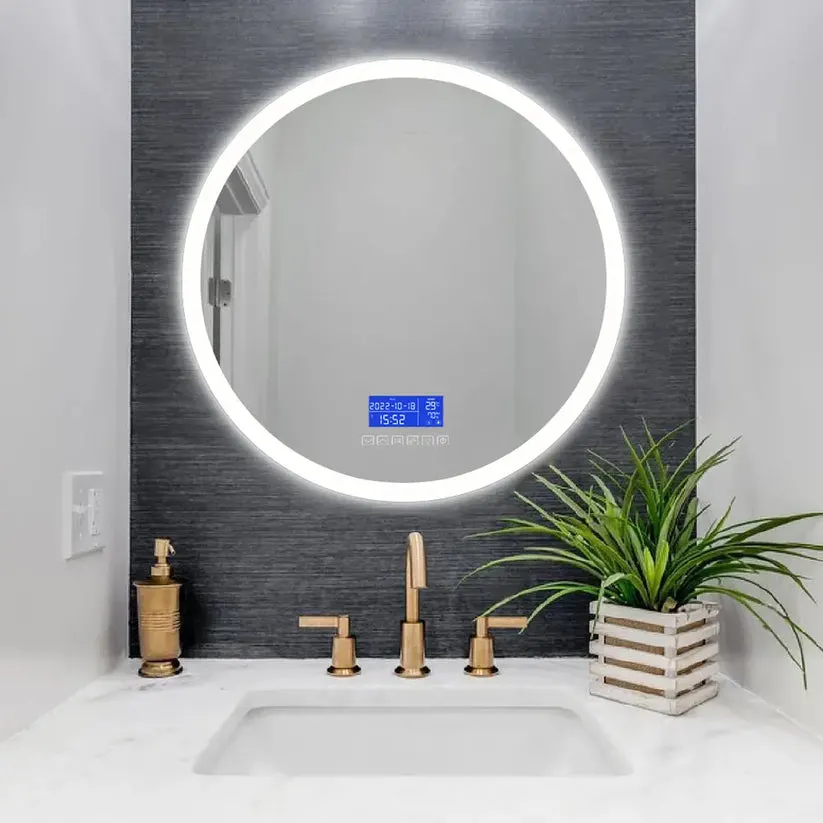 Wholesale LED Smart Bathroom Mirror Illuminated Bluetooth Smart Mirror for Hotel/Home