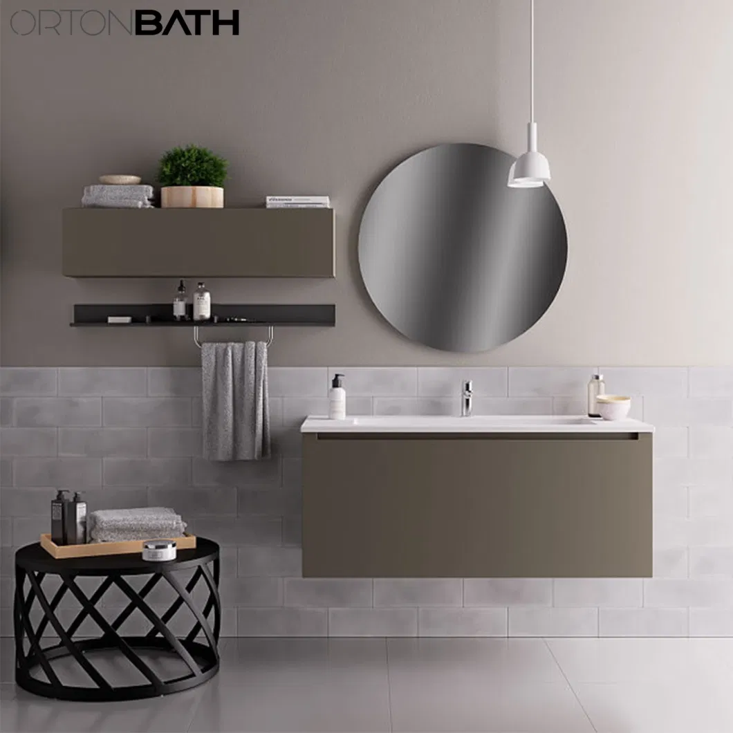 Ortonbath Frameless Round Circle Bath Home Smart Wall Mounted Non-LED Mirror Bathroom Designer Art Mirror
