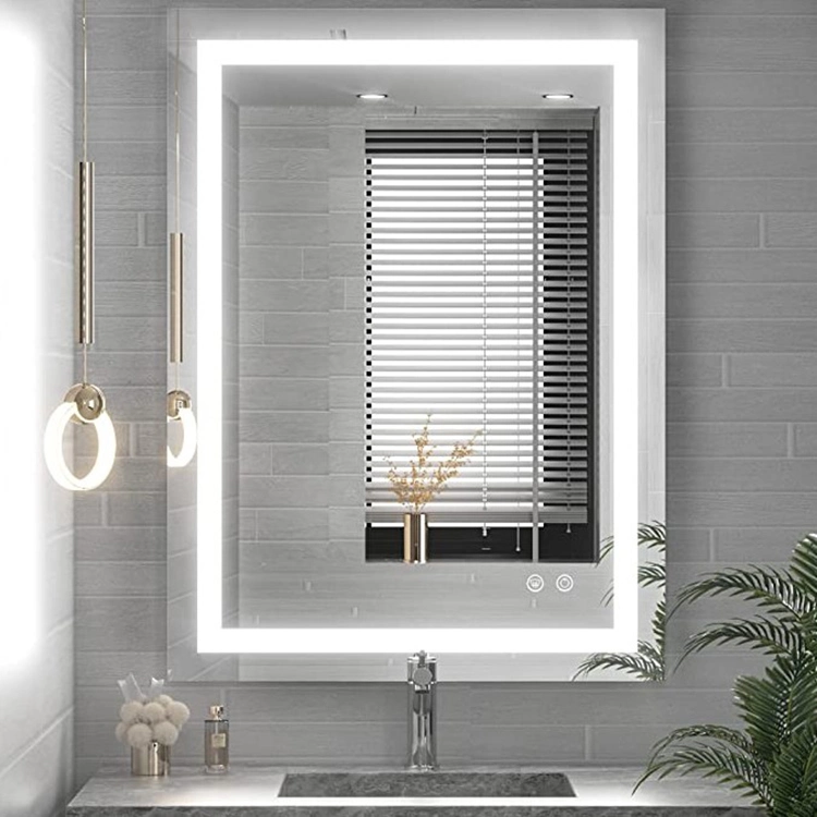 China Wholesale Smart LED Bathroom Frameless Light Vanity Wall Mirror